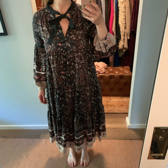 Ulla Johnson Isabetta in midnight - silk - Picture 5 of 9